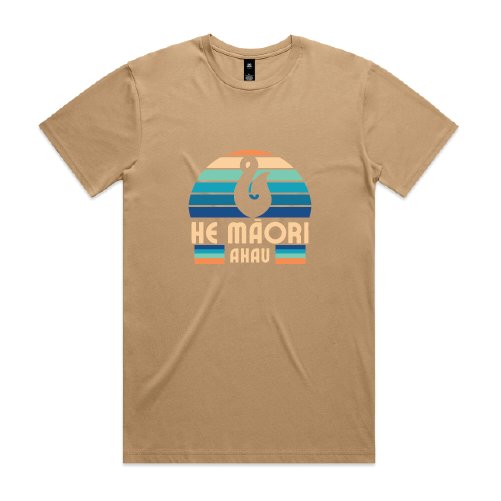 Thumbnail: He Maori Ahau - Mens - Khaki