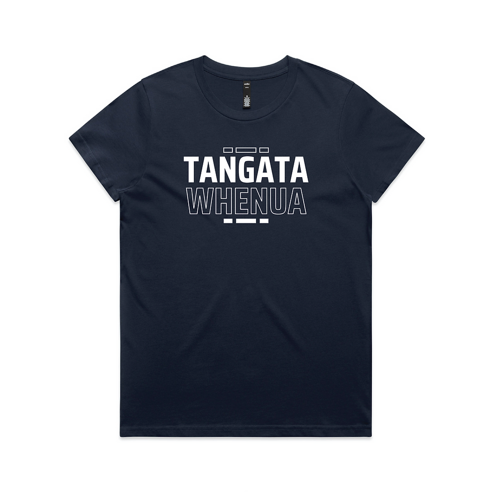 Thumbnail: Tangata Whenua T-Shirt Ladies - Navy