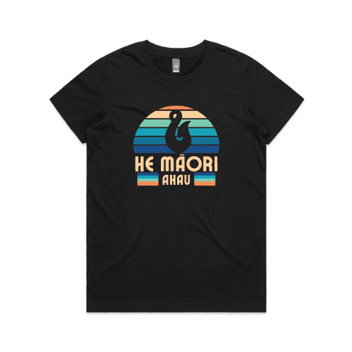 Thumbnail: He Maori Ahau - Ladies - Black