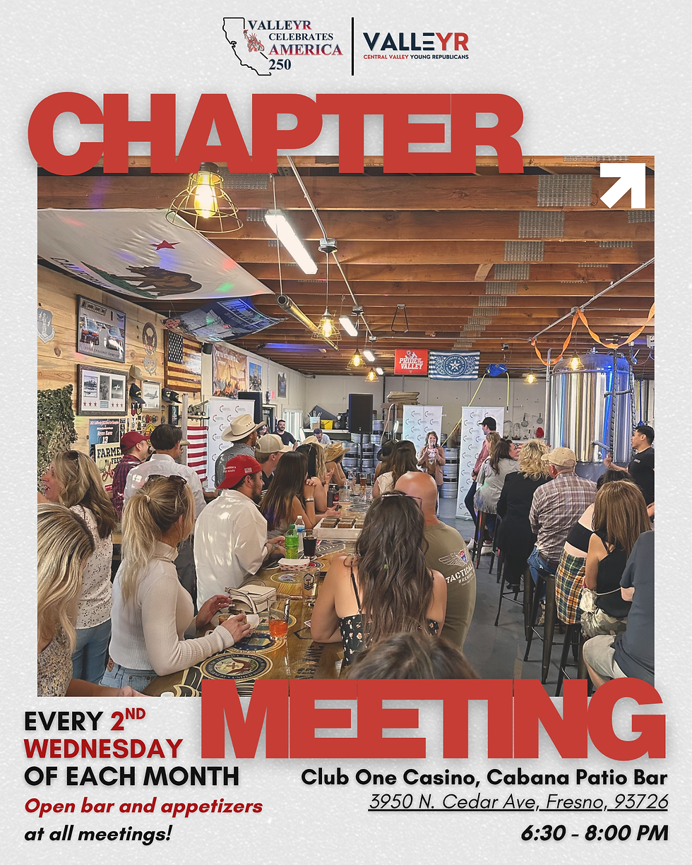 Central Valley YR, Monthly Chapter Meeting