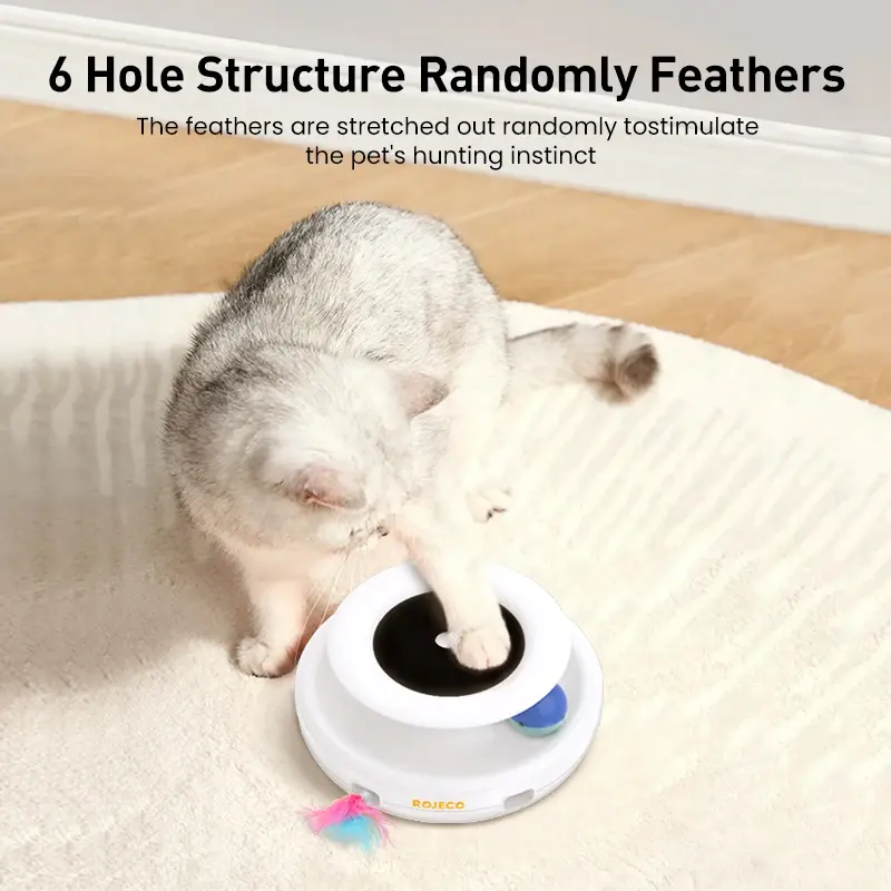 Thumbnail: 2 in 1 Smart Automatic Cat Toy Set