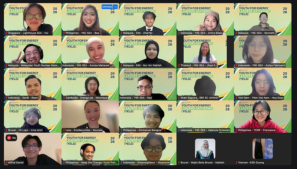 Youth leaders from across Southeast Asia and organizers of YELG 2026