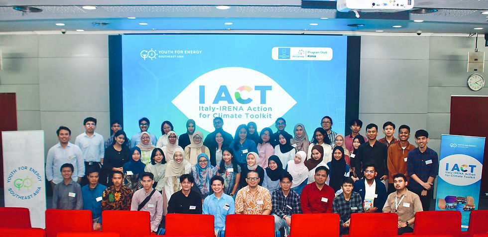 Photo caption: I ACT and Peer Educators Group Photo (Credit: Y4E-SEA)