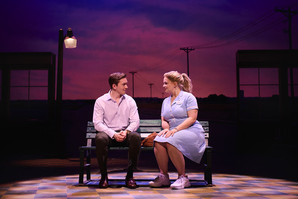 Dan Partridge (Dr. Pomatter), Carrie Hope Fletcher (Jenna) - Photo: Matt Crockett