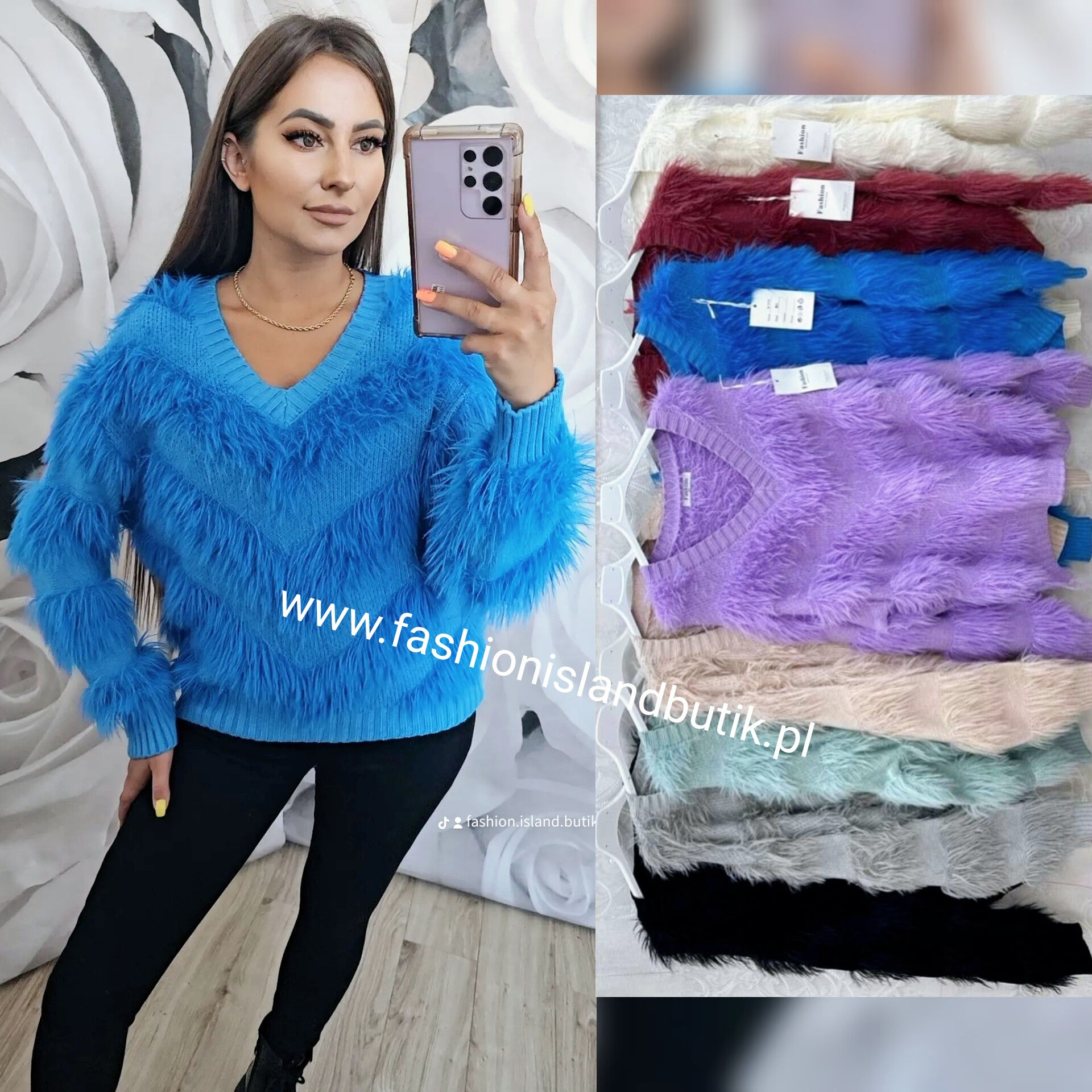 Sweter włochacz