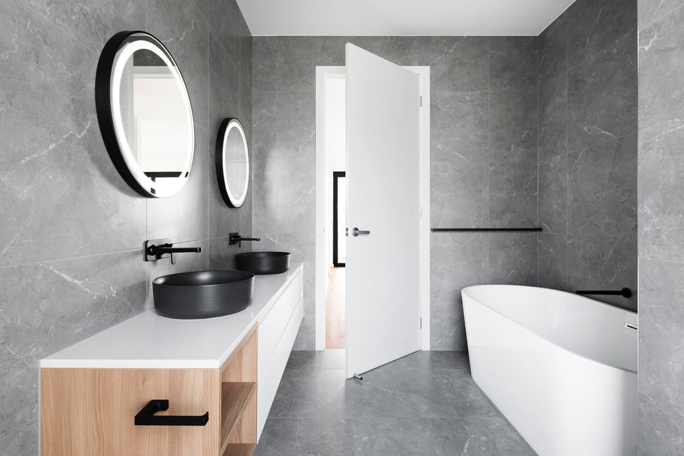 reno project of bathroom renovations in mount martha