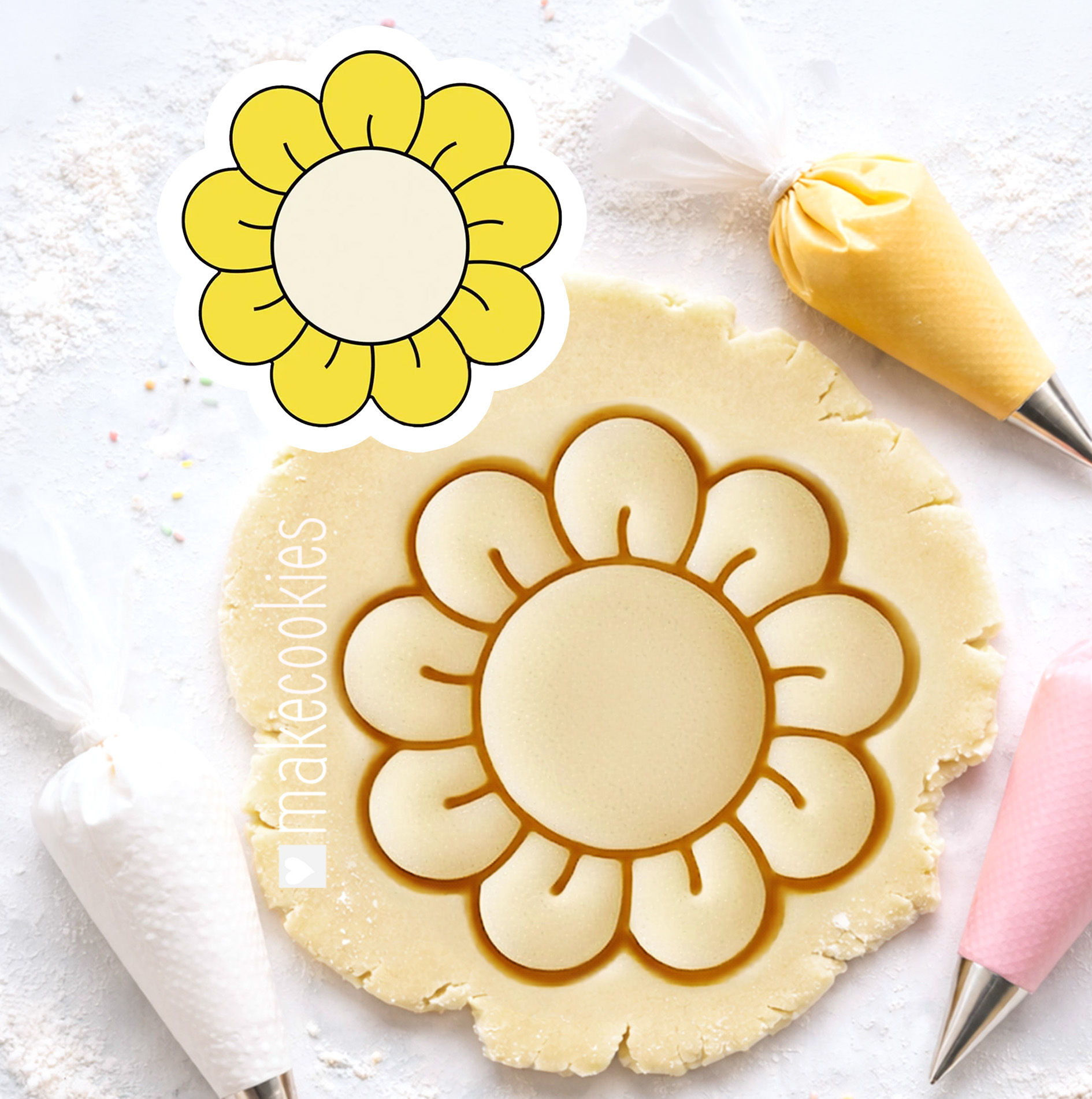 Flower Cutter with Imprint
