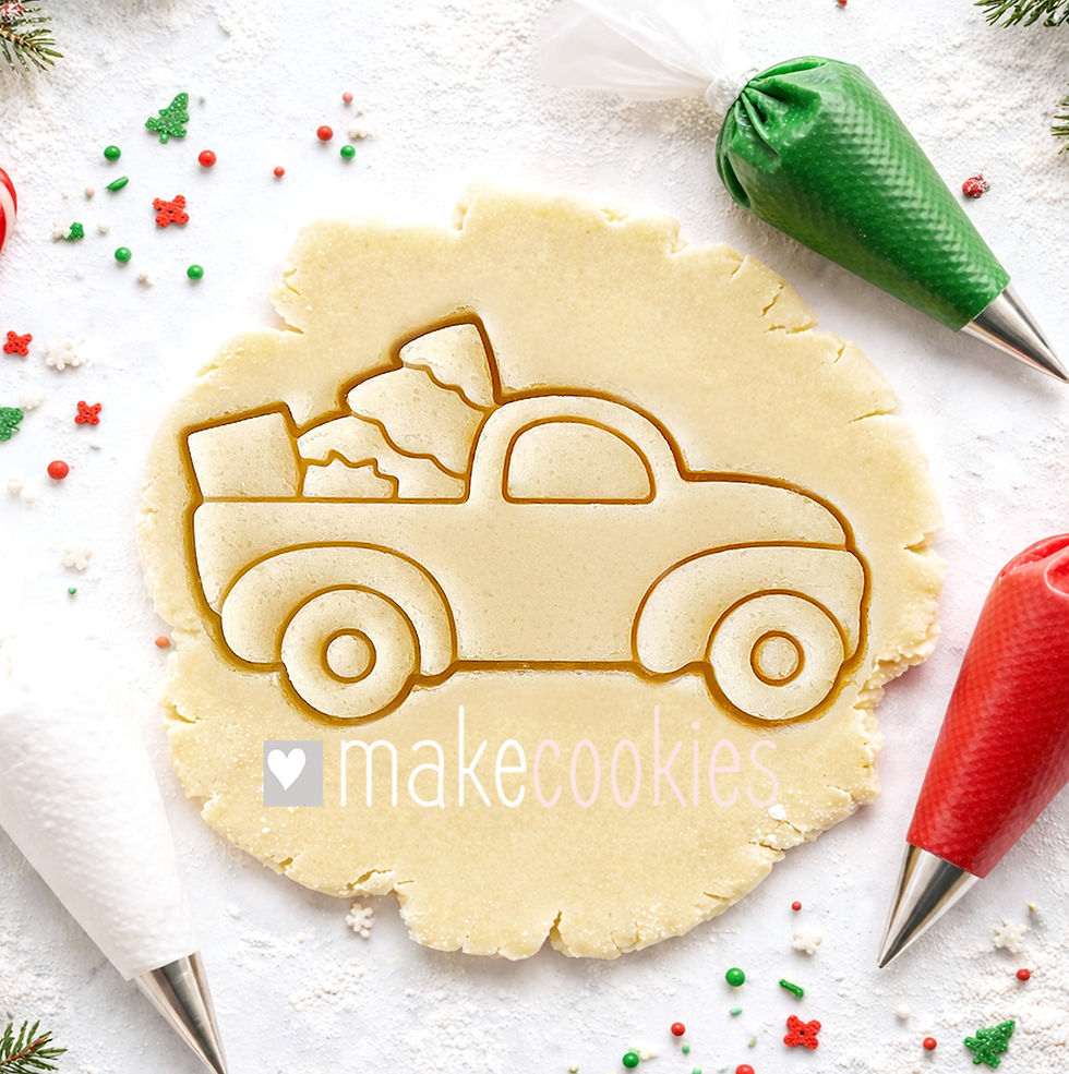 Thumbnail: Christmas Truck With Tree Cookie Cutter