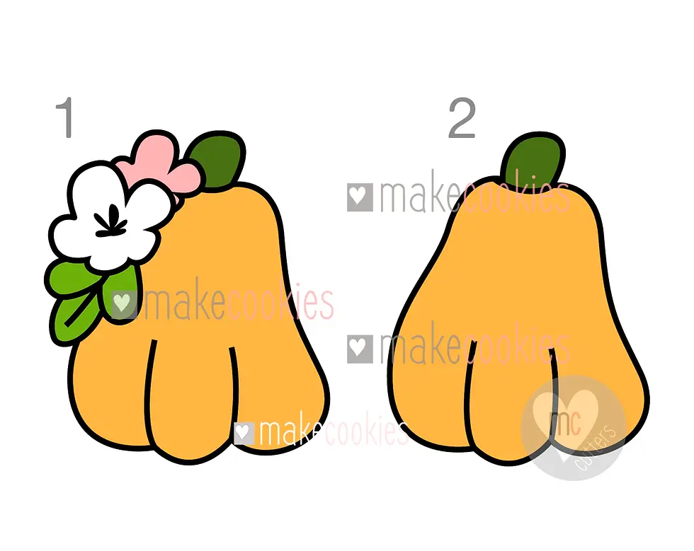 Floral Squash Cookie Cutter