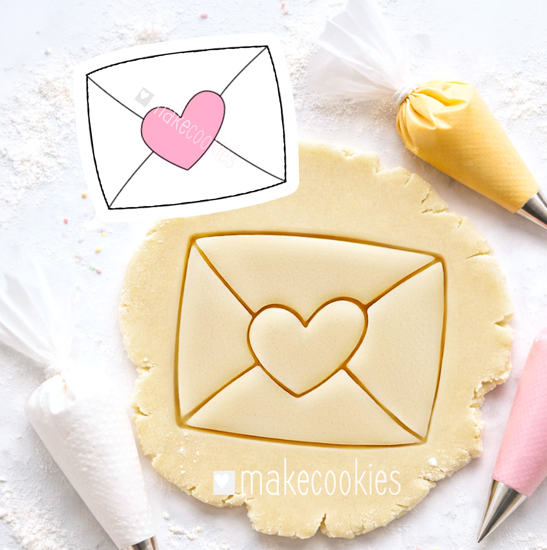 Love Letter Cookie Cutter