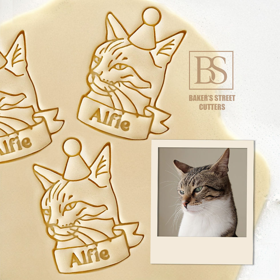 Thumbnail: Birthday Pet Portrait Cookie Cutter | Pet Party Gift