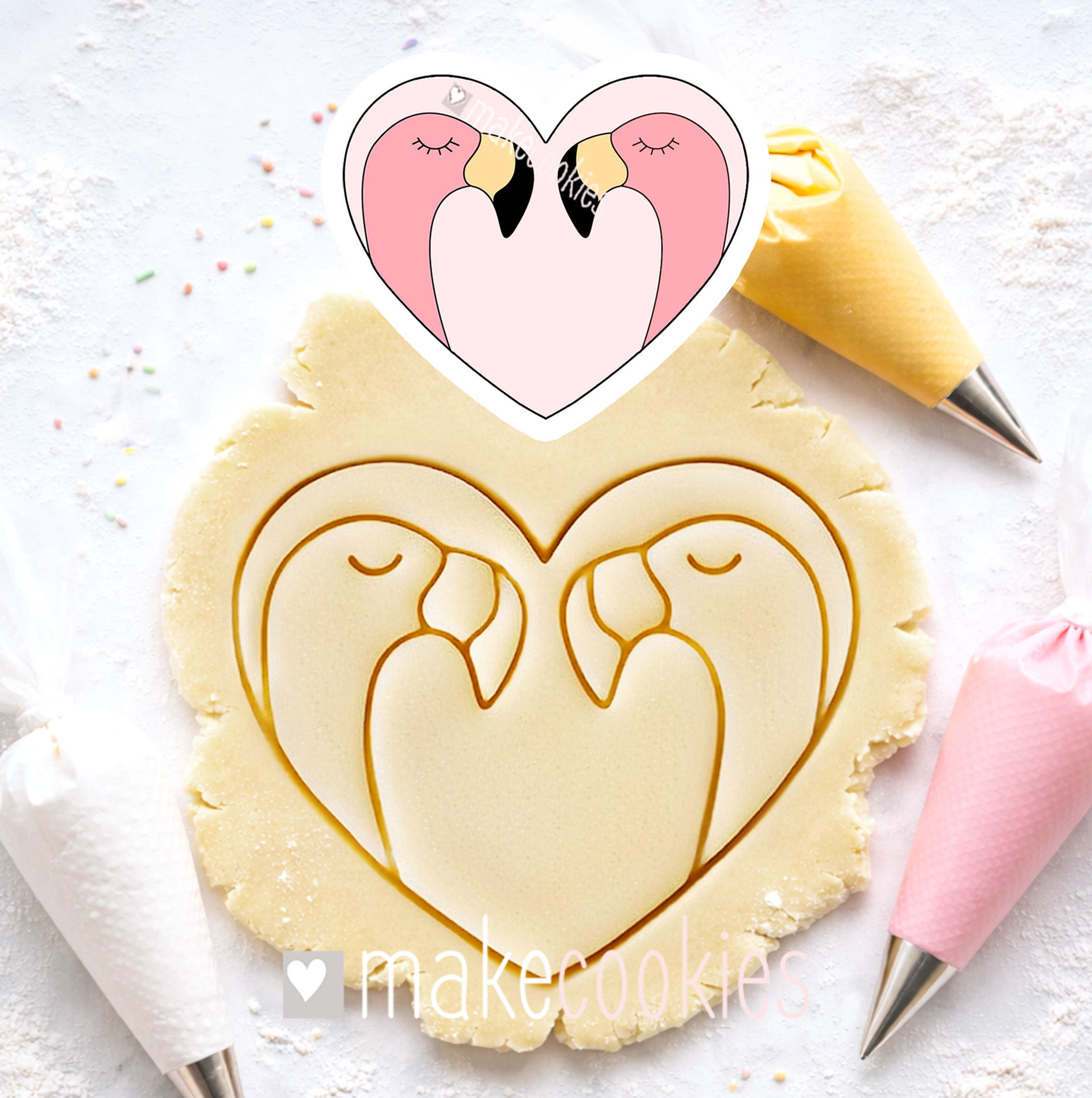 Flamingo Heart Cutter