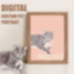 Custom Cat Portrait Art