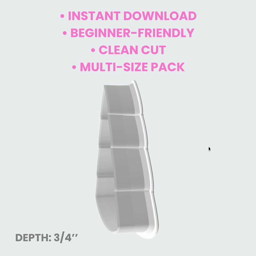 Thumbnail: Woodland Animals - Tree Cookie Cutter STL - Digital