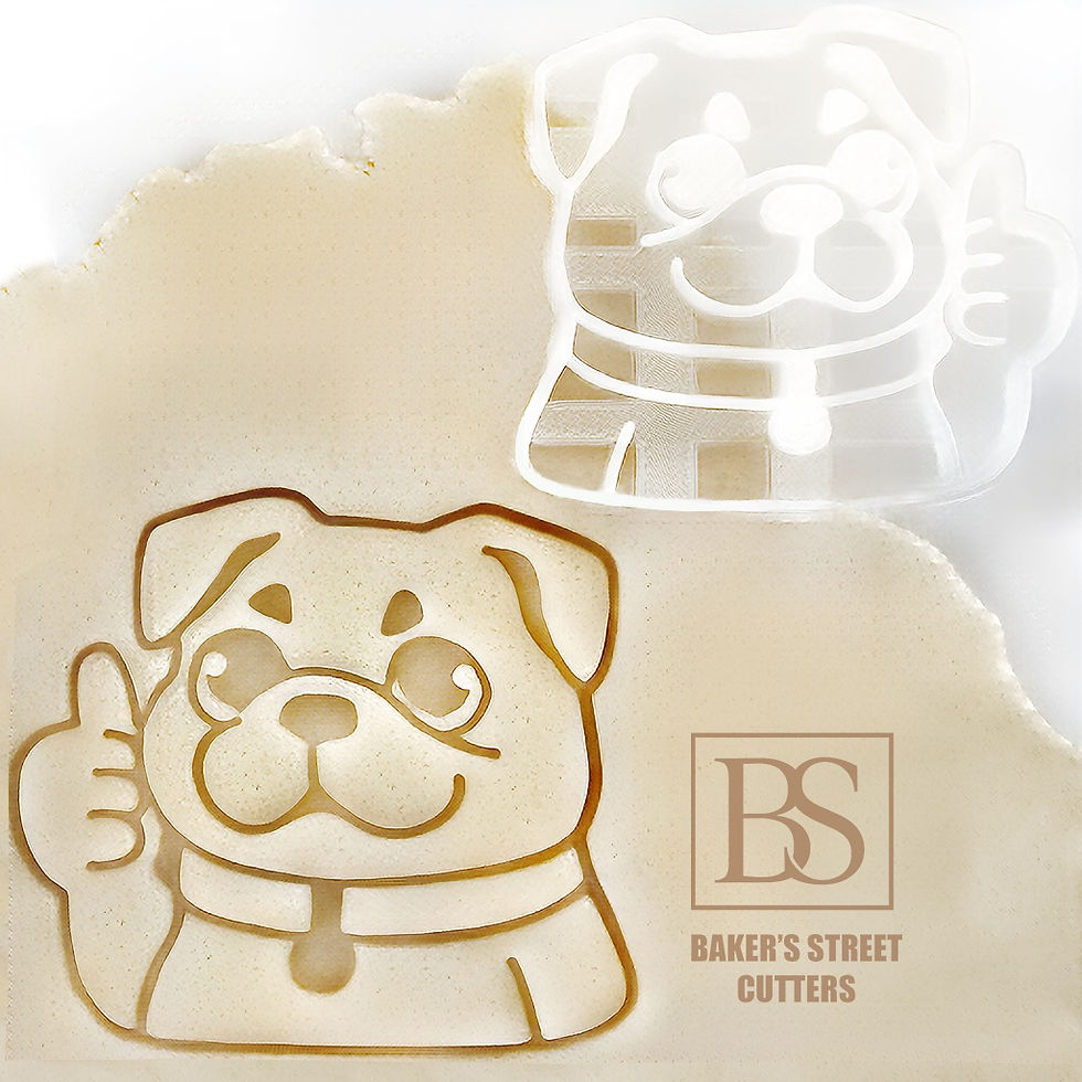 Thumbnail: Bulldog, Pit Bull Cartoon Dog Cookie Cutter