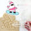 Thumbnail: Santa Claus on Snowboard Cookie Cutter