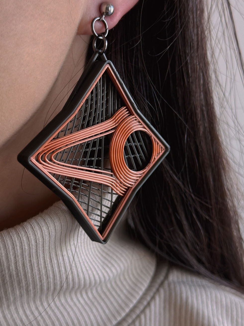 SPRNV - Black Hole Earrings