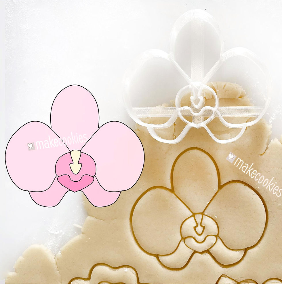 Thumbnail: Orchid Flower Cookie Cutter