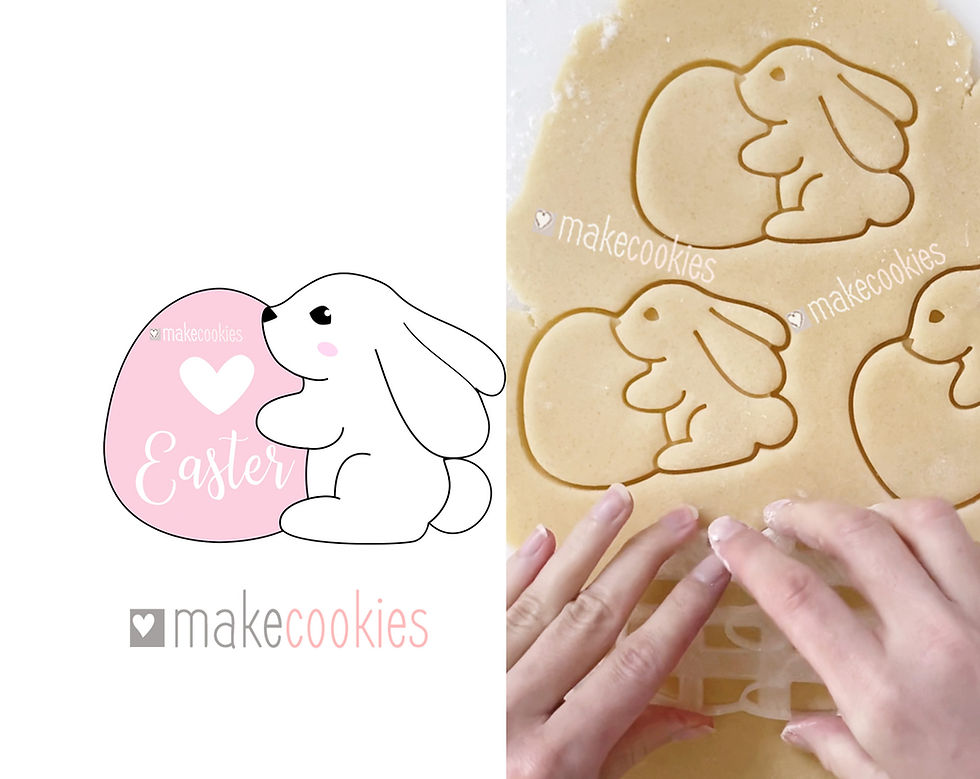 Thumbnail: Bunny With Egg Cookie Cutter