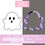 Thumbnail: Digital Download - Cute Ghost Cookie Cutter STL