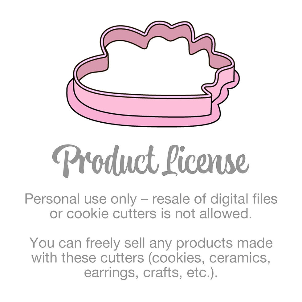 Thumbnail: Ice Cream Cookie Cutter STL - digital download