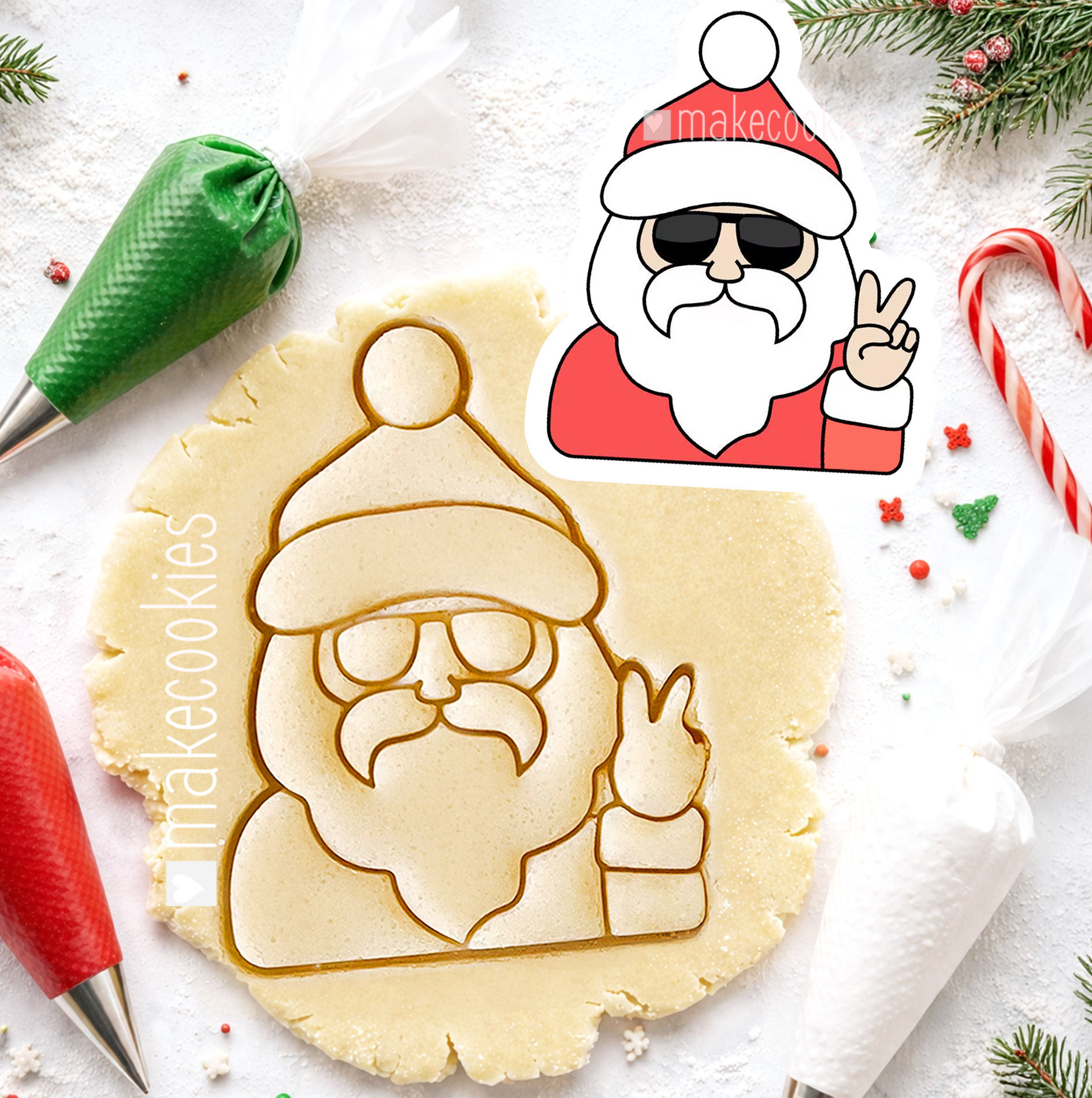 Santa Claus Cookie Cutter