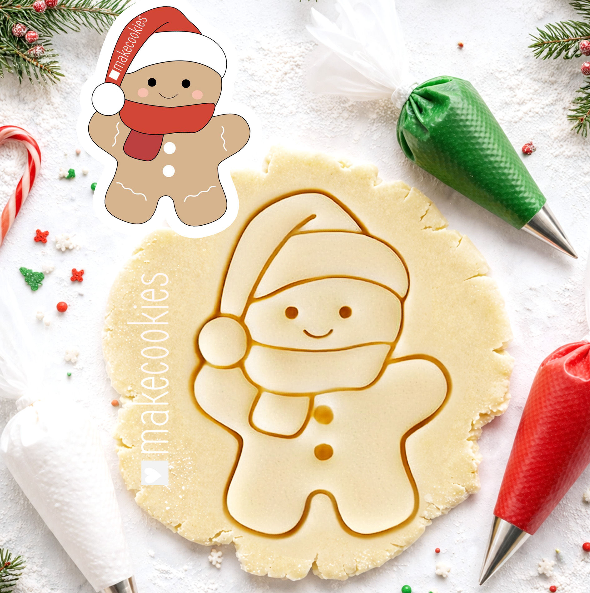 Gingerbread Man Cookie Cutter