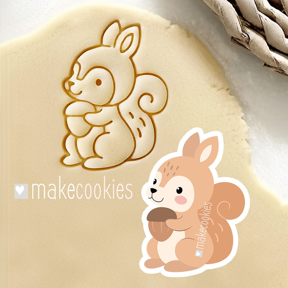 Thumbnail: Squirrel Cookie Cutter - Woodland Animals