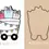 Thumbnail: Train Car With Gifts Cookie Cutter
