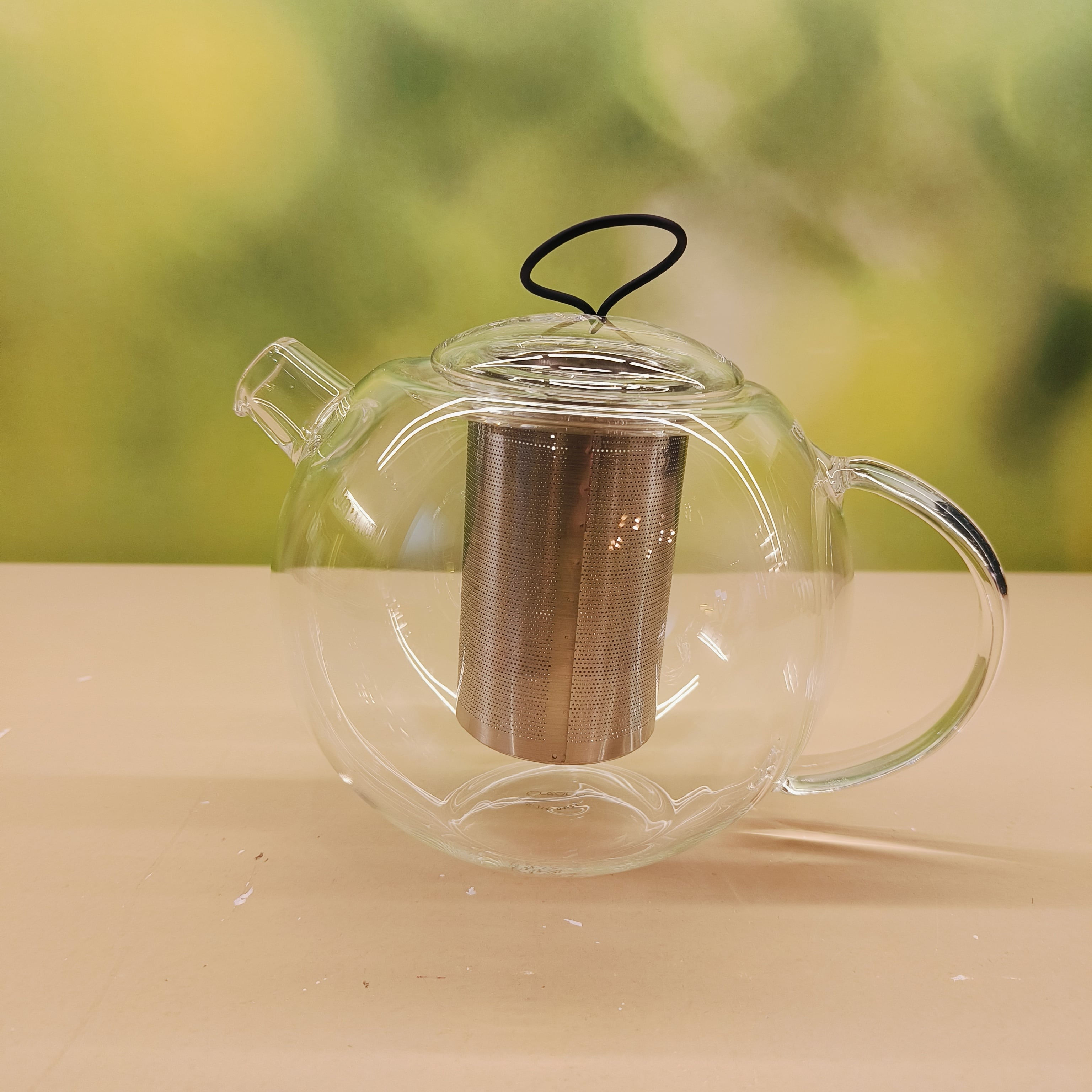 Glazen theekan 1 liter met filter