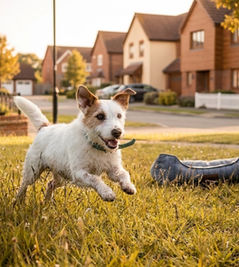 パッチ君は脱走犬