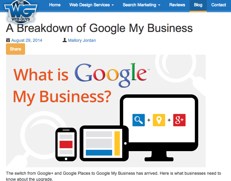 Google My Business Breakdown - Blog