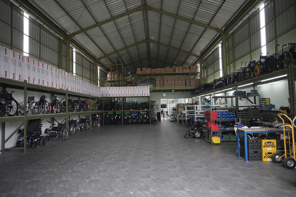 Tampak dalam warehouse