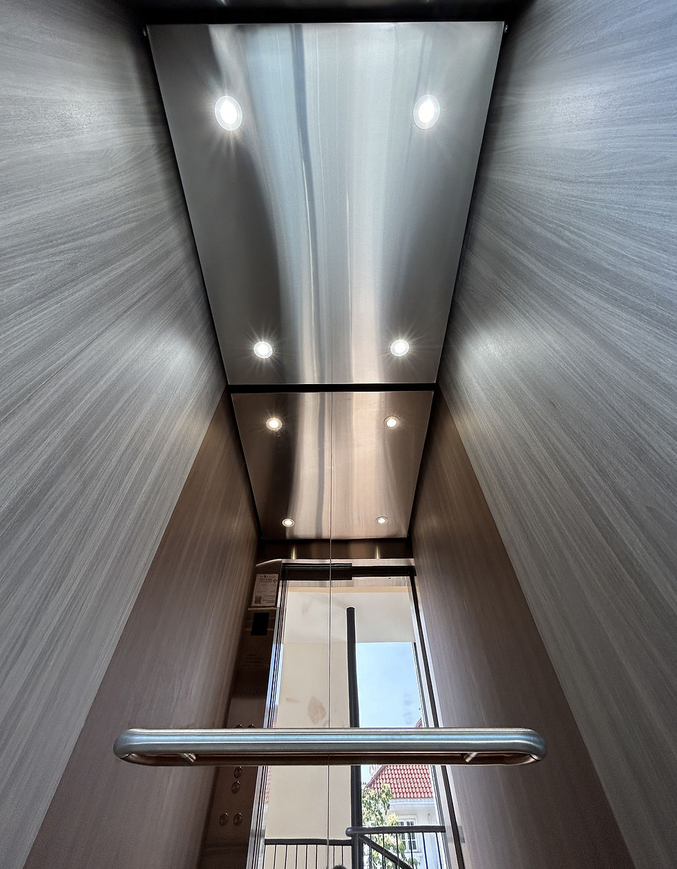 Metal Film WPC Wall Panel for the Hall Decoration 2