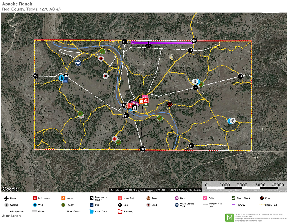 Apache Ranch Aerial Map