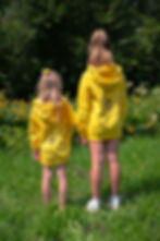 Miniaturbild: «AVIUL» Kapuzensweatshirt für Kinder – gelb