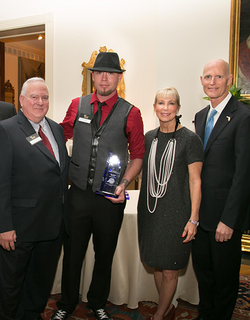 WINNING THE BIG AWARD