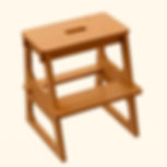 Thumbnail: Modern Plywood Step Stool Plans: CNC Laser Cut Files (Digital Download DXF - DWG