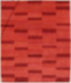 8x10 contemporary red rug boulder co