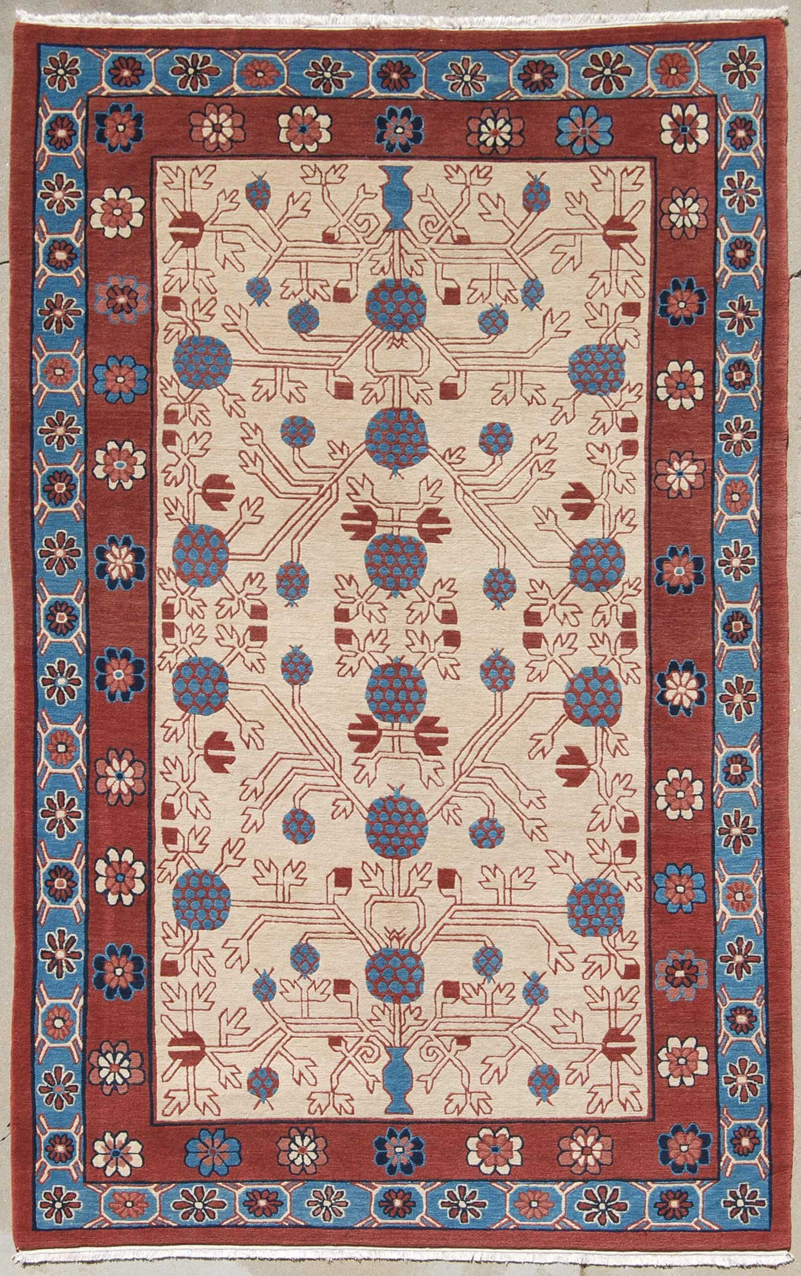 pomegrante rug