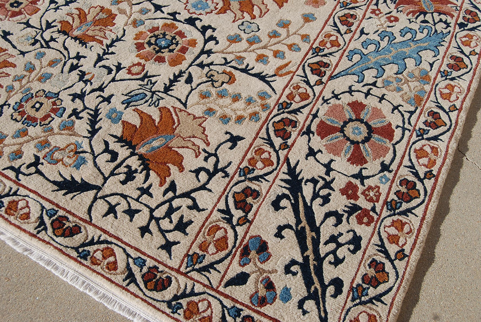 Thumbnail: Suzani Floral Niche (165) • 5'5" x 6'10"