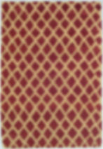 modern tibetan rug red gold