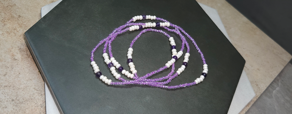 Thumbnail: 34" Amethyst & Cream