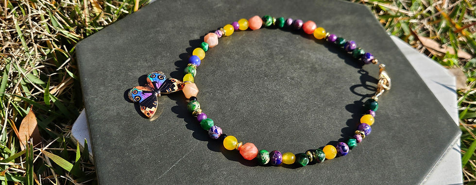Thumbnail: Butterfly Mosaic Anklet