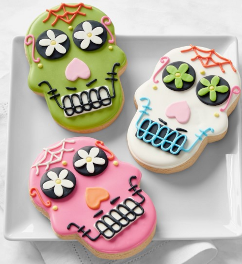 Giant Day of the Dead Cookies