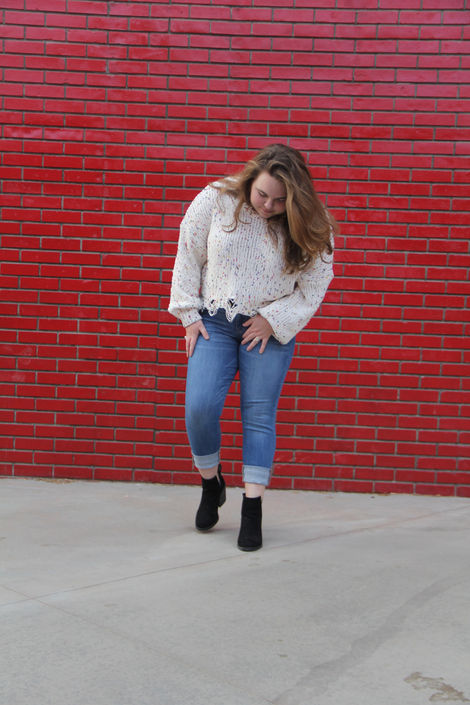 Pop The Confetti Sweater