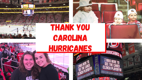Thank You Carolina Hurricanes