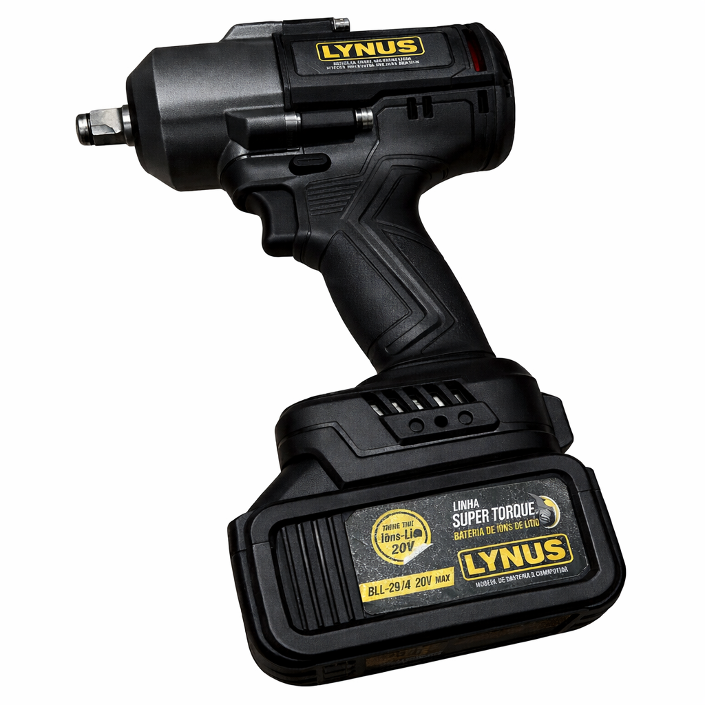 Chave De Impacto C/bateria Lynus 20v 850nm 1/2 Icli-20850