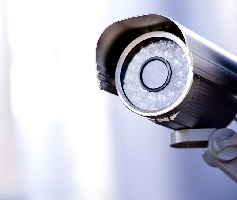 Security Camera Close-Up
