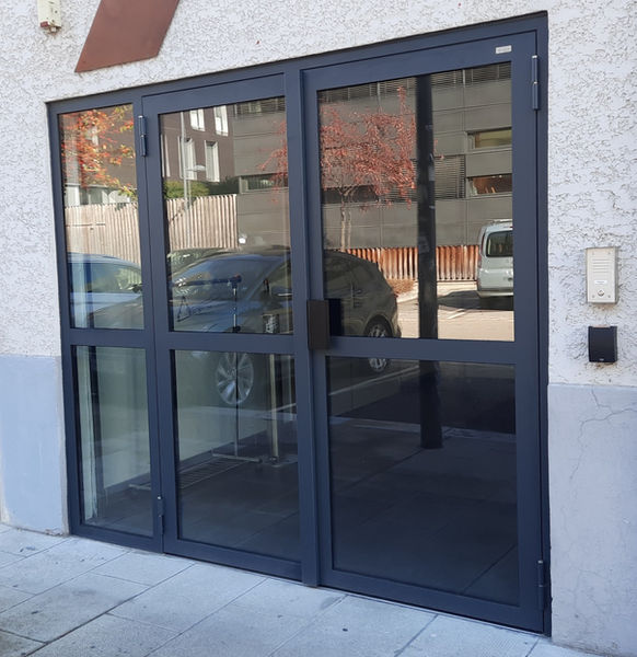 Porte d'immeuble professionnel